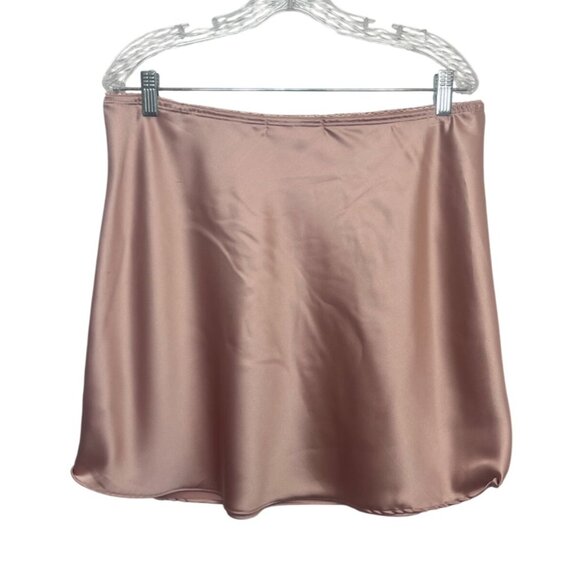 Altard State Satin Slip Skirt Womens XXL Blush Pink New WOT - Picture 2 of 8